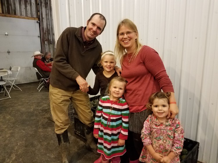 The Fisher Hill Farm Family poses for a picture